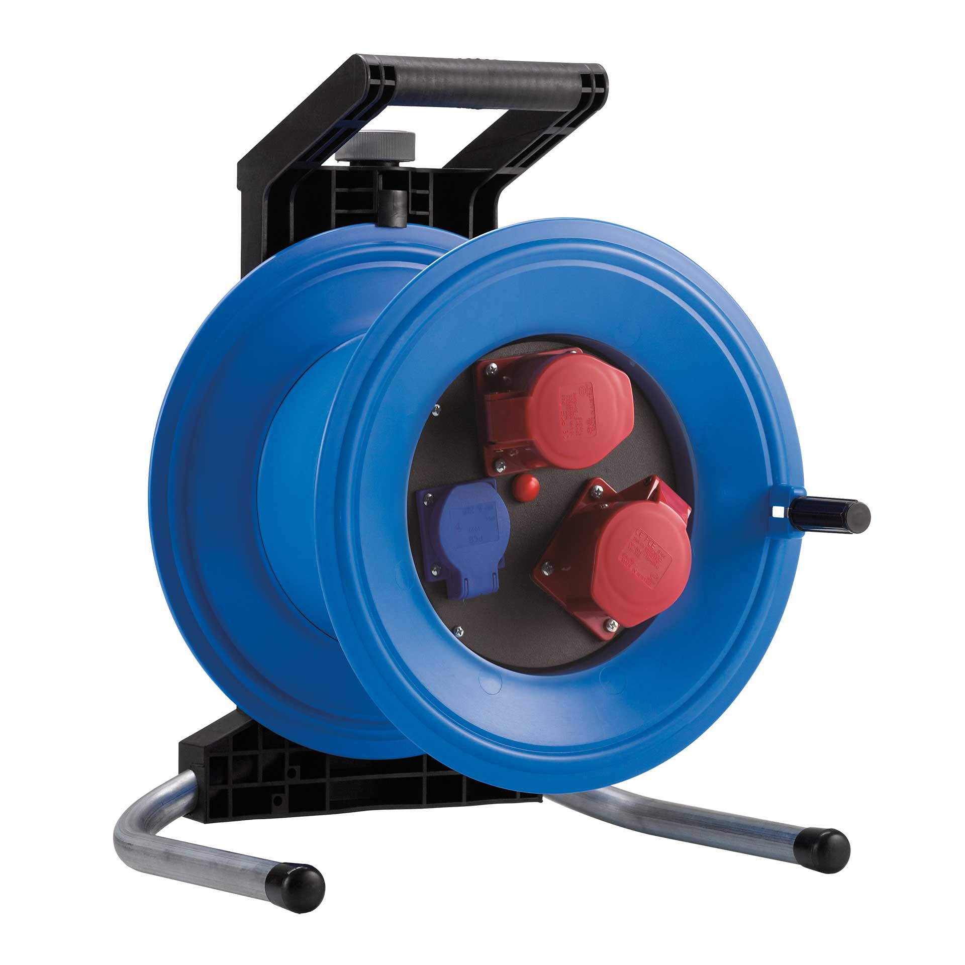 HEDI Leertrommel Drehstrom 2x CEE 5x16A / 400V 1x Schutzkontakt 250V