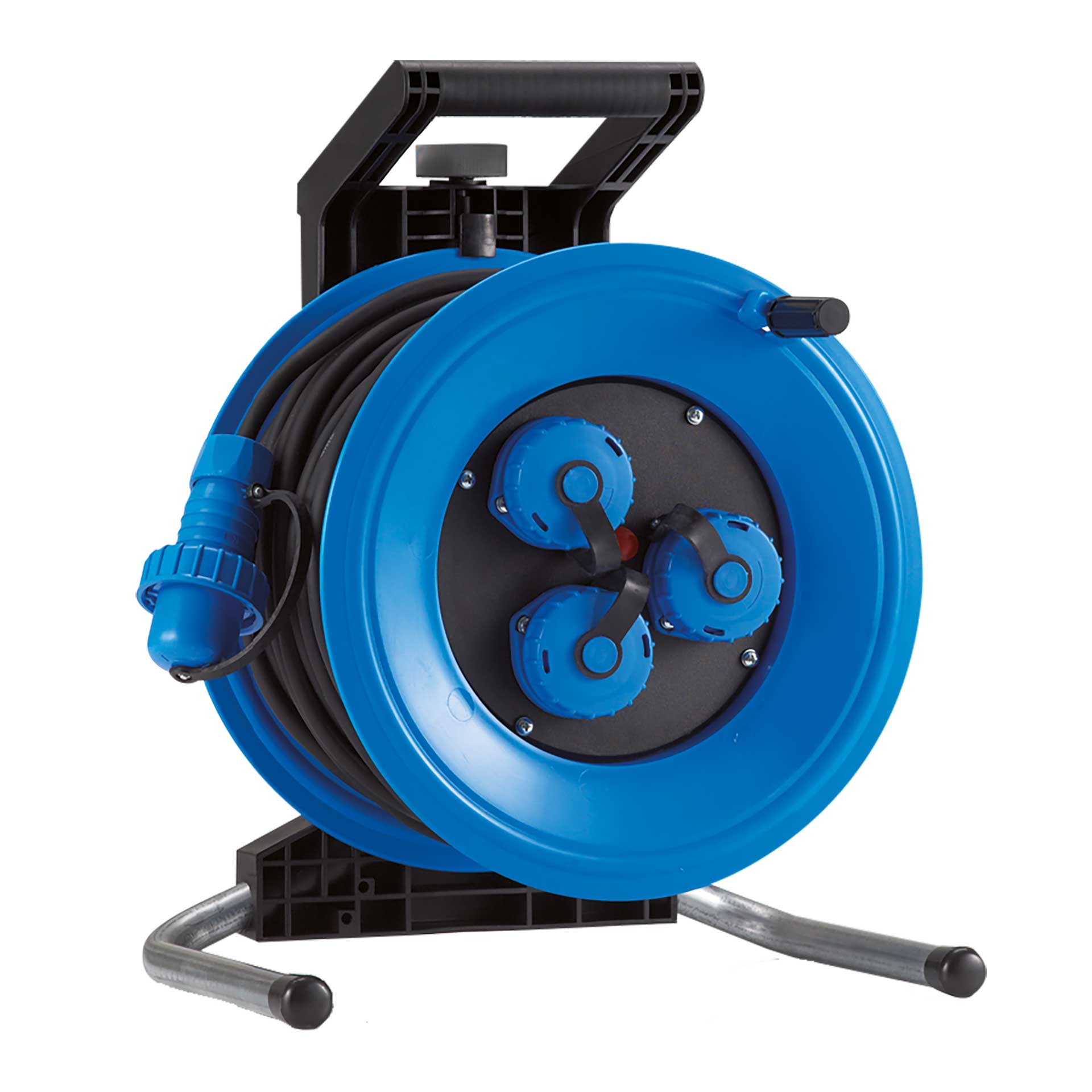 HEDI Kunststoff-Kabeltrommel 25m H07RN-F 3G1,5 Professional Plus druckwasserdicht