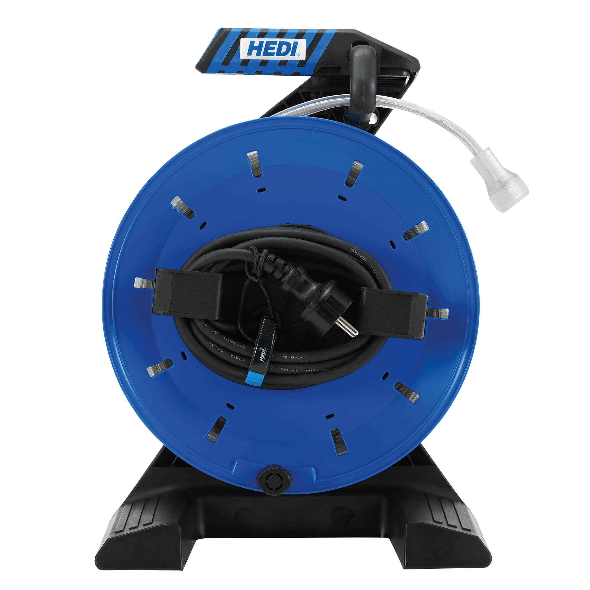 HEDI Vollkunststoff LED-Lichtband-Trommel Front