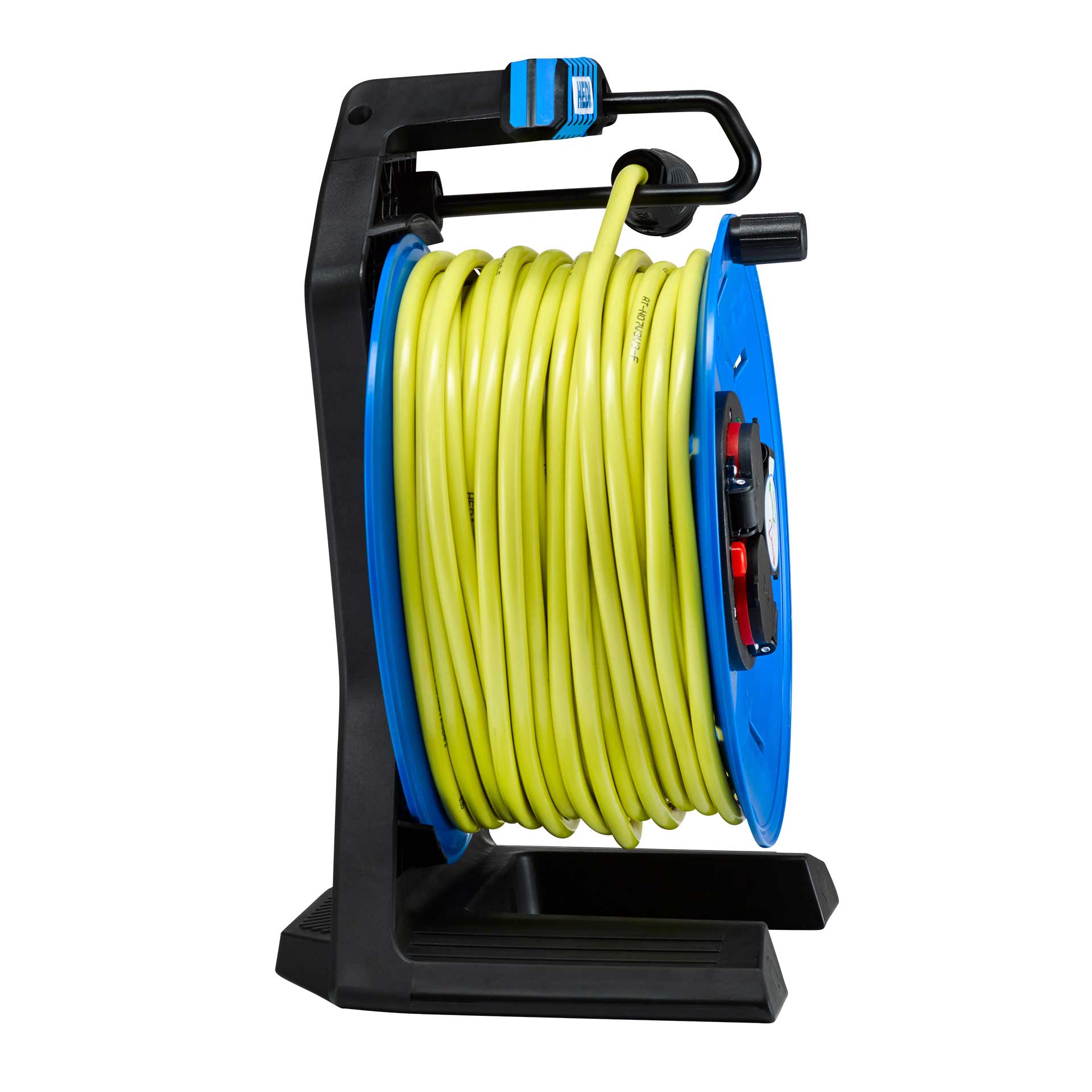 HEDI Vollkunststoff-Kabeltrommel Companion Plus ATN07V3V3-F 3G2,5 40m Seite