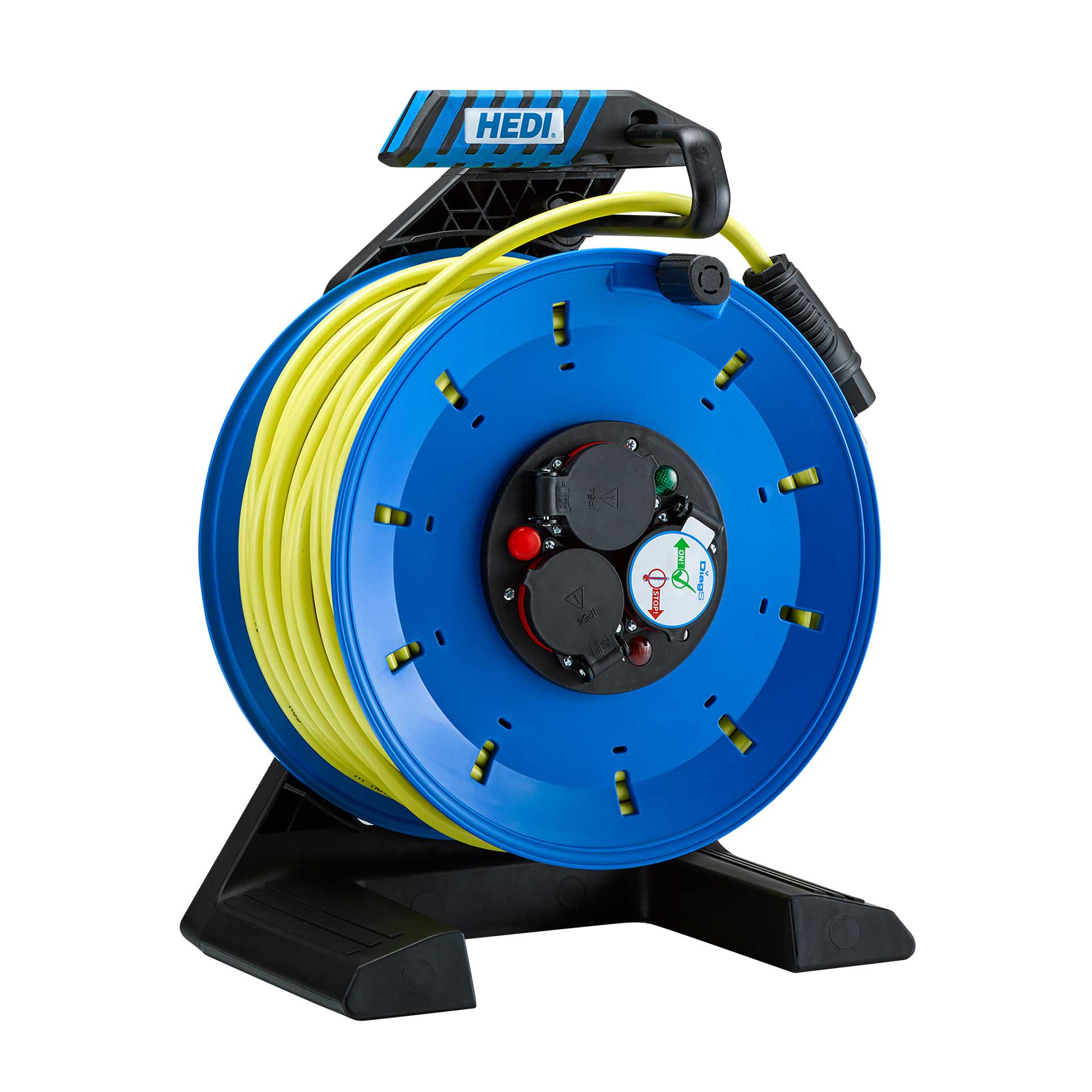 HEDI Vollkunststoff-Kabeltrommel Companion Plus ATN07V3V3-F 3G2,5 50m