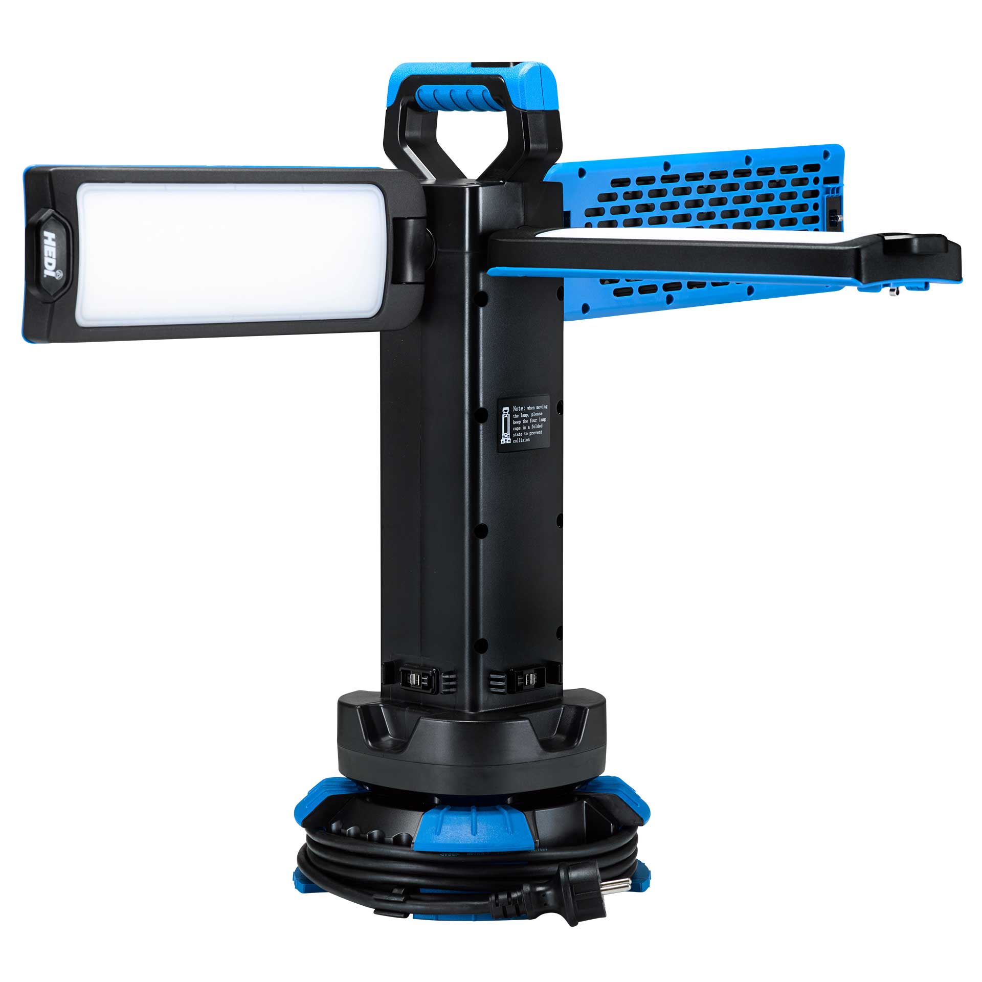 HEDI Arbeitsleuchte LED SUN seitlich ausgeklappt