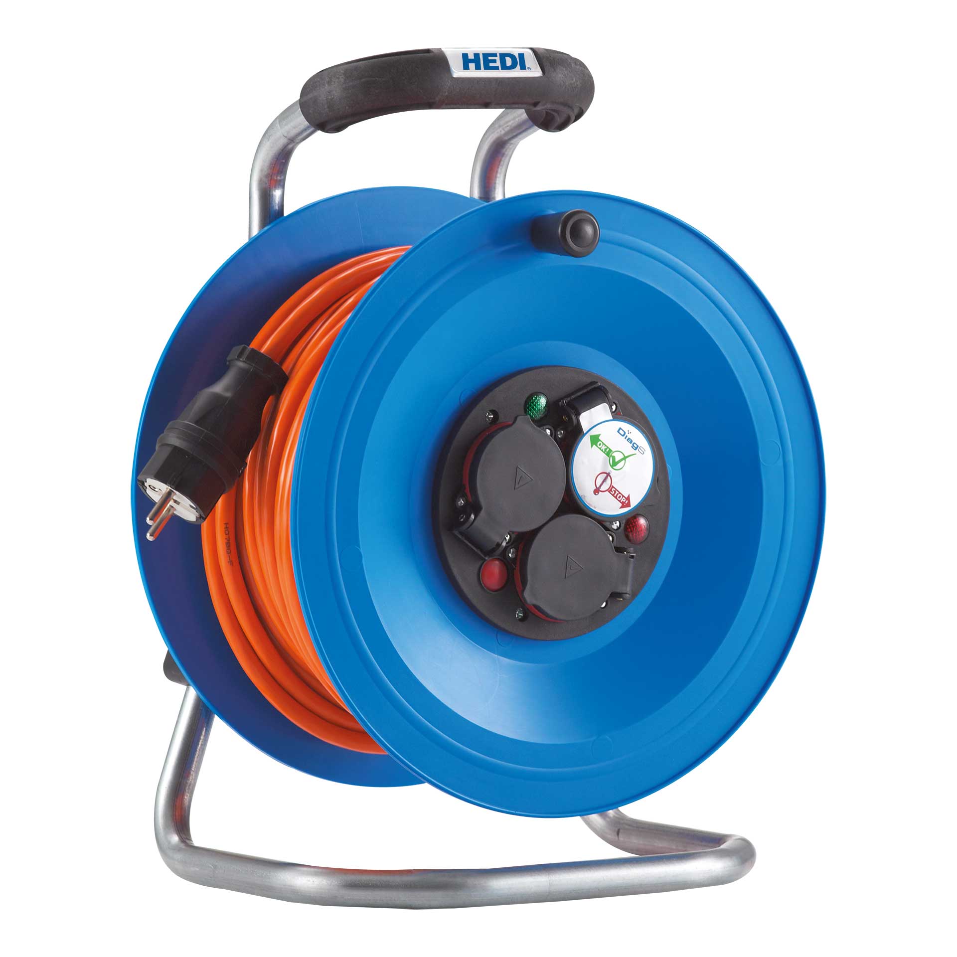 HEDI Kunststoff-Kabeltrommel 50m H07BQ-F 3G1,5 Professional