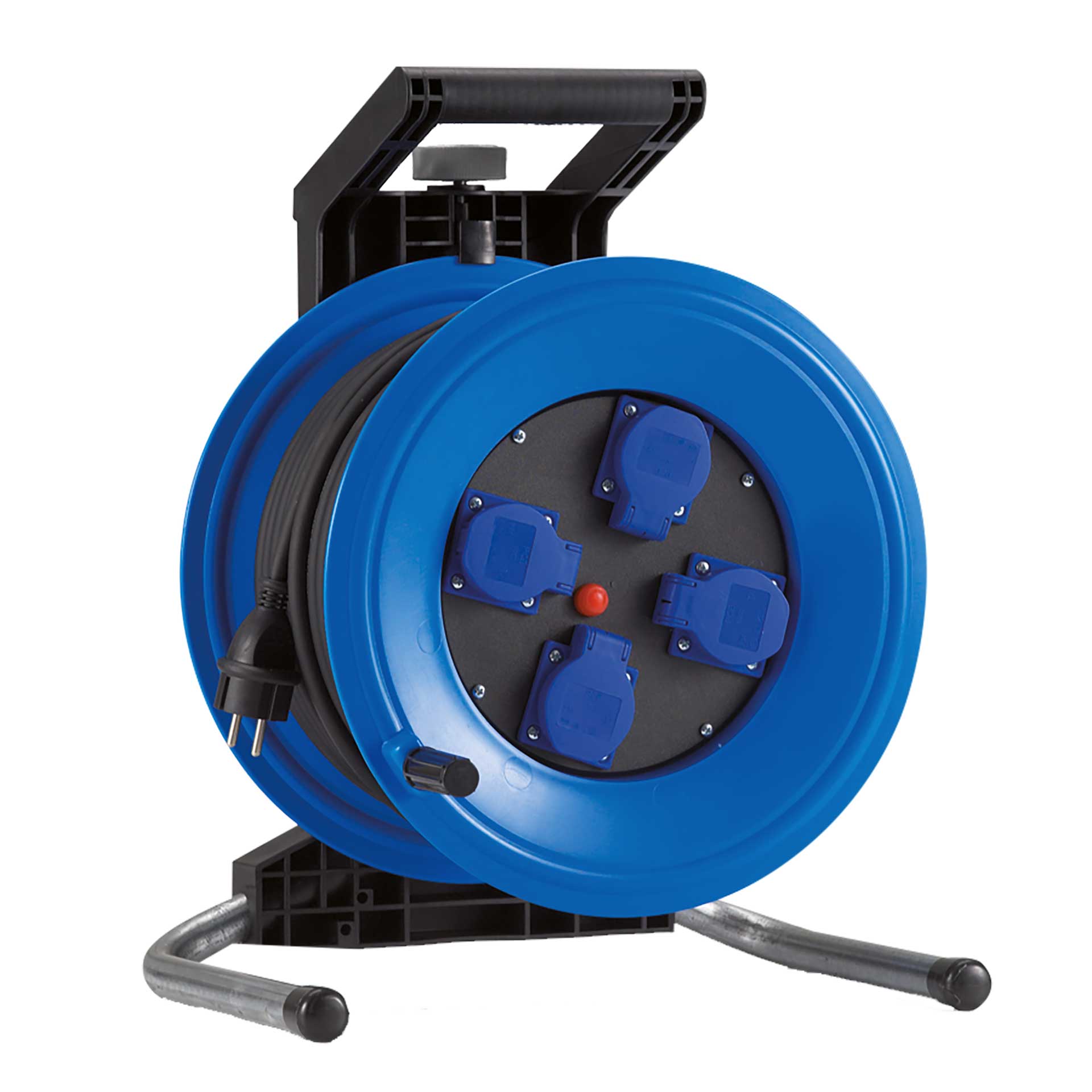 HEDi Kabeltrommel mit Einzelsteckdosen 40 m H07RN-F 3G2,5