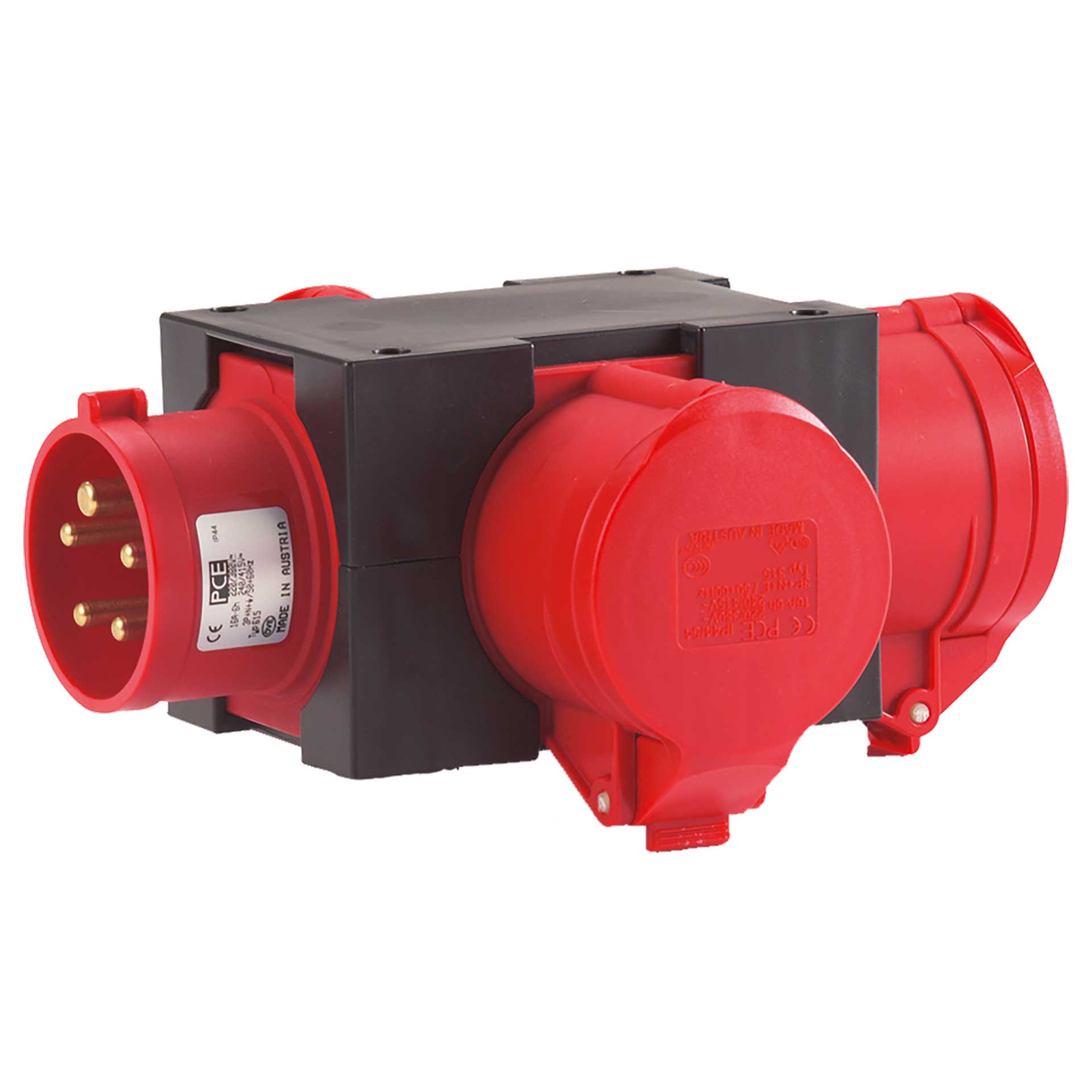 HEDI Kompakter Drehstrom-Verteiler 16A / 400V