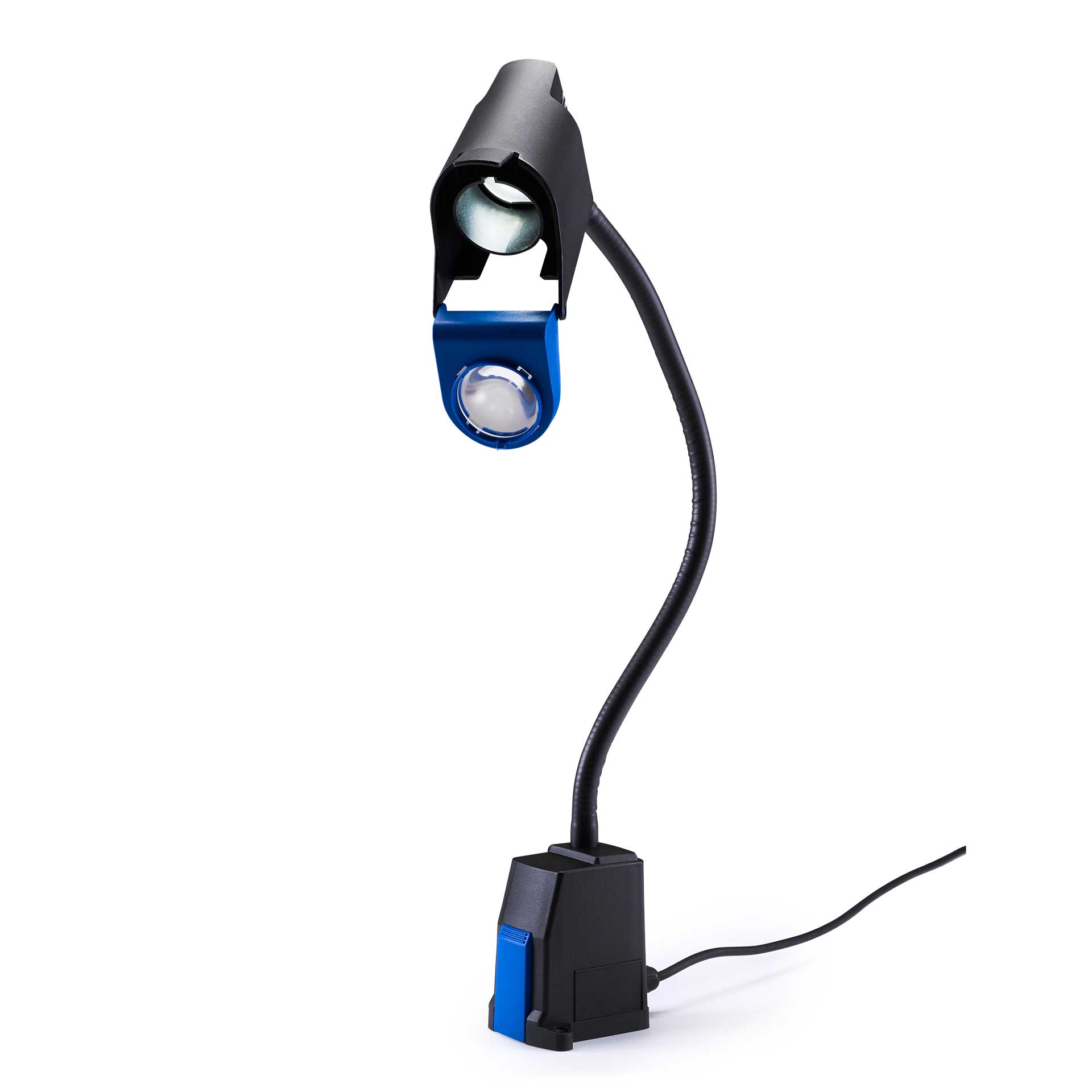 HEDI LED DUO Maschinenleuchte Punktstrahl und Breitstrahl6 Watt Frontansicht