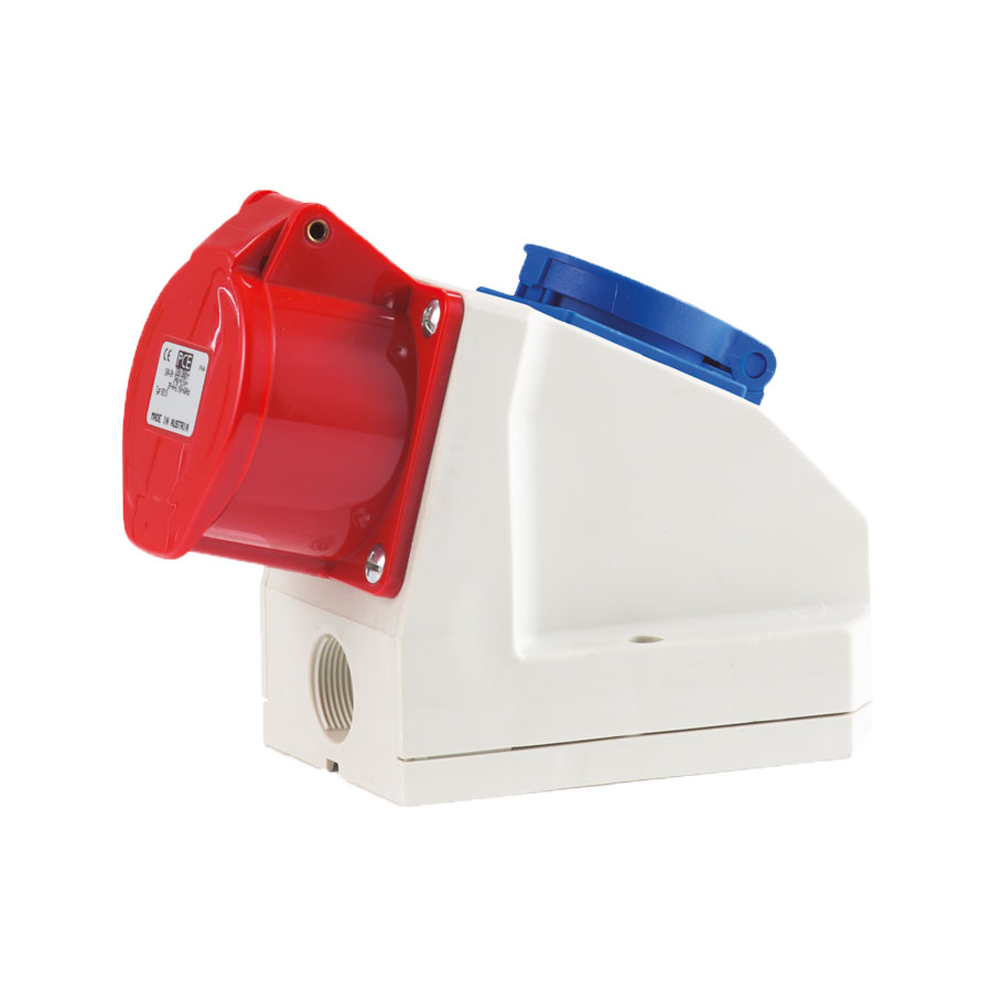 HEDI CEE Wand-Kombisteckdose 16A / 400V