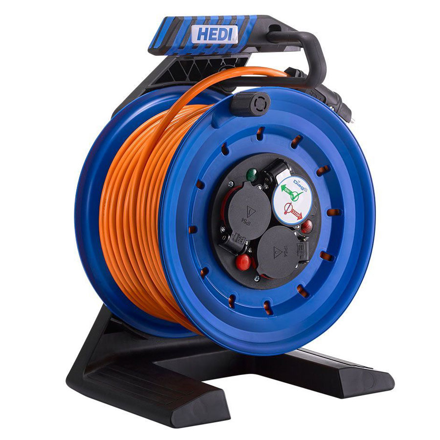 HEDI Kabeltrommel 40m H07BQ-F 3G1,5 Generation 7 Companion