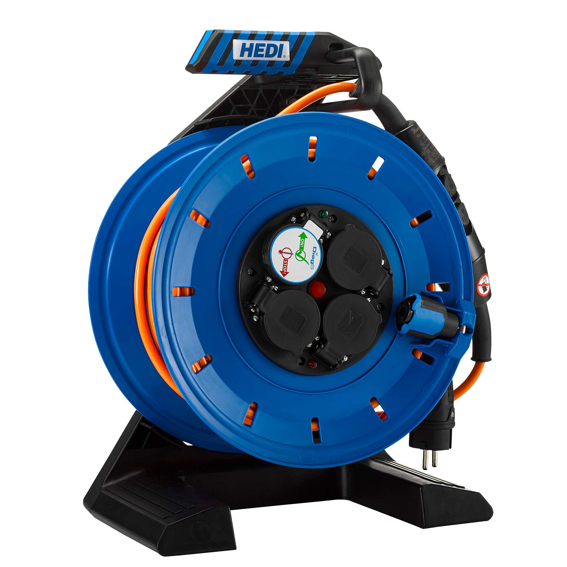 HEDI Kabeltrommel 40m H07BQ-F 3G1,5 PRCD-S