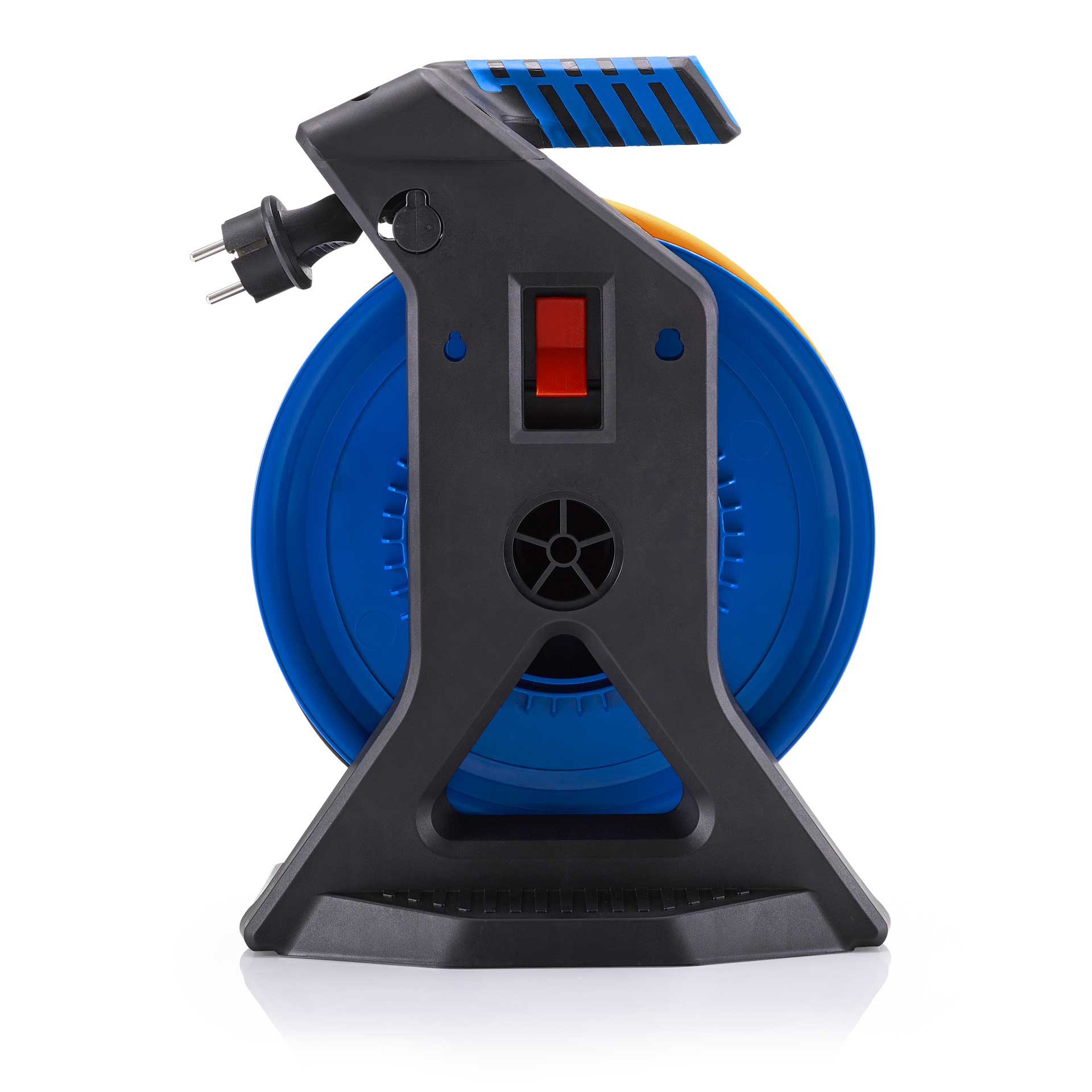 HEDI Kabeltrommel 40m H07BQ-F 3G1,5 Rückseite